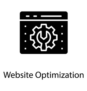 网站页面与齿轮和扳手展示网站优化