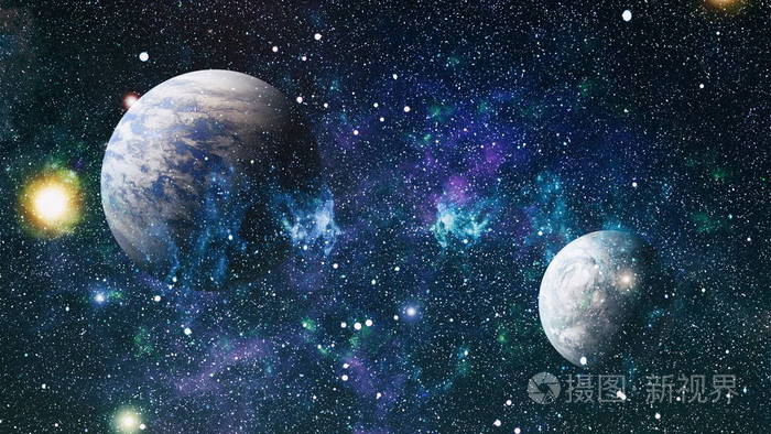 深空art宇宙中的星系星云和恒星由nasa提供的这幅图像的元素
