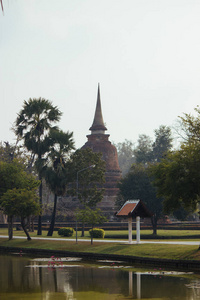 泰国素可泰 historypark 古庙风景秀丽