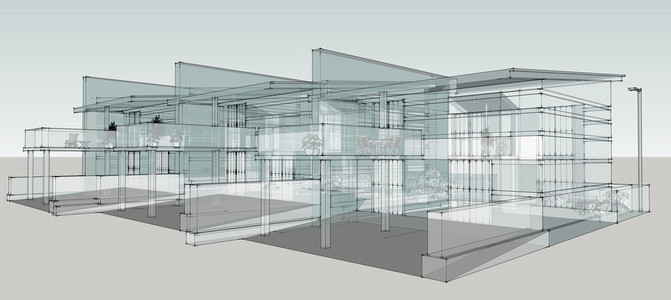 室内装饰设计 3d 建筑物