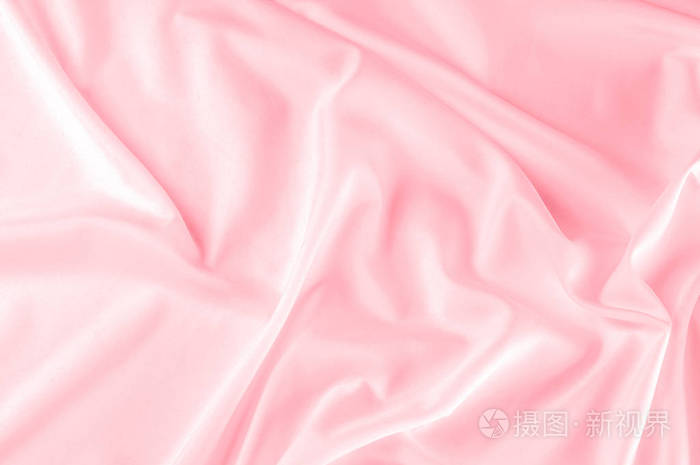 丝绸面料粉红色.这粉粉红色丝绸编织给一个春天的浪漫气息.