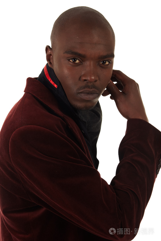 年轻的黑人非洲商人照片-正版商用图片05y1tc-摄图新视界