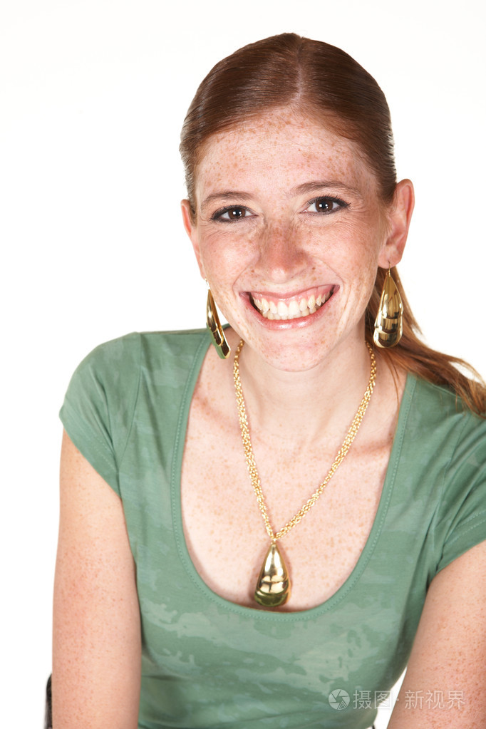 一个高大的微笑白种人女商人照片-正版商用图片05y4h8-摄图新视界