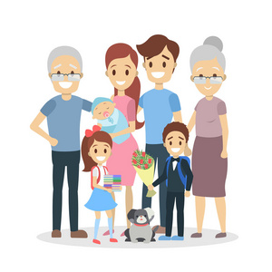 快乐全家福图片