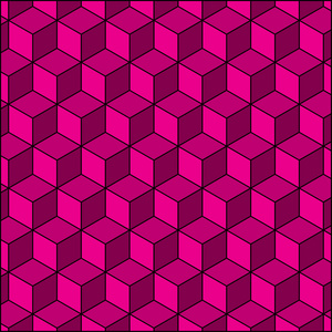 用梯度的多维数据集装饰图案抽象背景照片