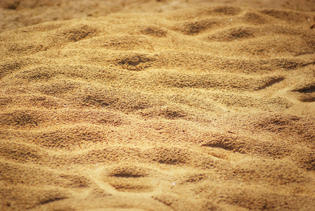沙漠里的沙子的纹理