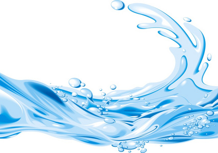 水珠背景插画 水珠背景手绘 水珠背景卡通图 摄图新视界