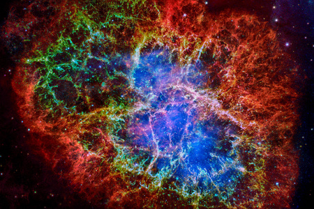 蟹状星云图片