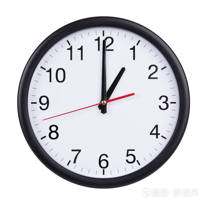 办公室时钟是一个小时的时间照片正版商用图片05yyd9摄图新视界