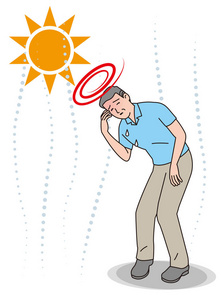 热紊乱老年人中暑症状.头晕照片