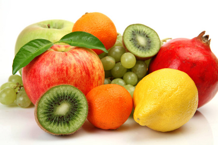 葡萄石榴苹果柠檬及其他 nutritio 膳食水果
