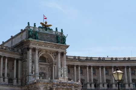 heldenplatz 在霍夫堡宫复杂，维也纳，奥地利