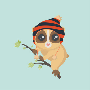 高清蜂猴图图片