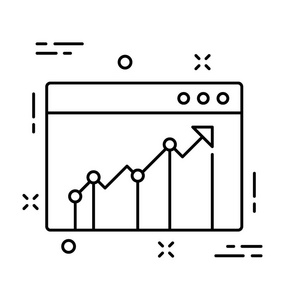 新闻线矢量图标