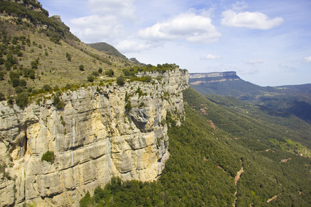 卢皮特自然公园的悬崖西班牙吉罗纳