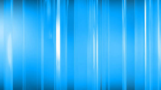 在空间中绘制抽象的薄玻璃板.面板发光, 并反映对方.