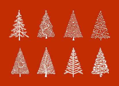 圣诞树, 为您的设计收集