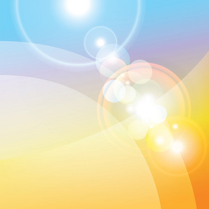 色彩鲜艳的抽象背景,镜头眩光效果照片