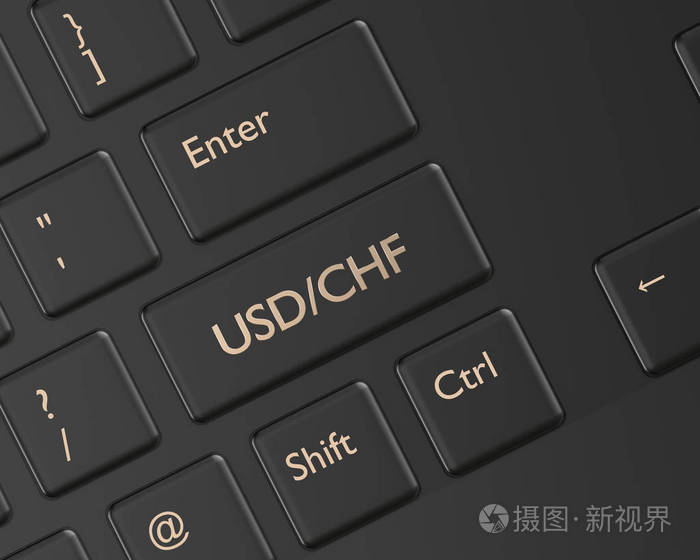 3d. 用瑞士法郎和 amierican 美元按钮渲染电脑