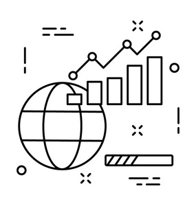 业务成功线矢量图标