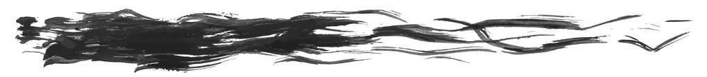 长手画隔离画笔条纹与肮脏的黑颜色 esp 10 矢量插图