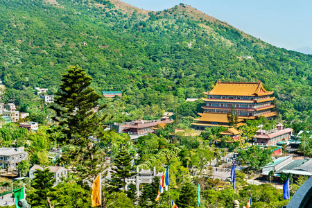 位于香港大屿山昂坪高原的宝林寺照片