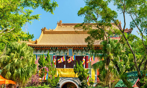 位于香港大屿山昂坪高原的宝林寺照片