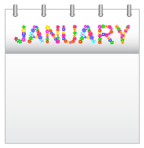 1 月的日历