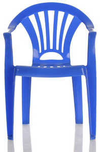 蓝色塑料儿童椅