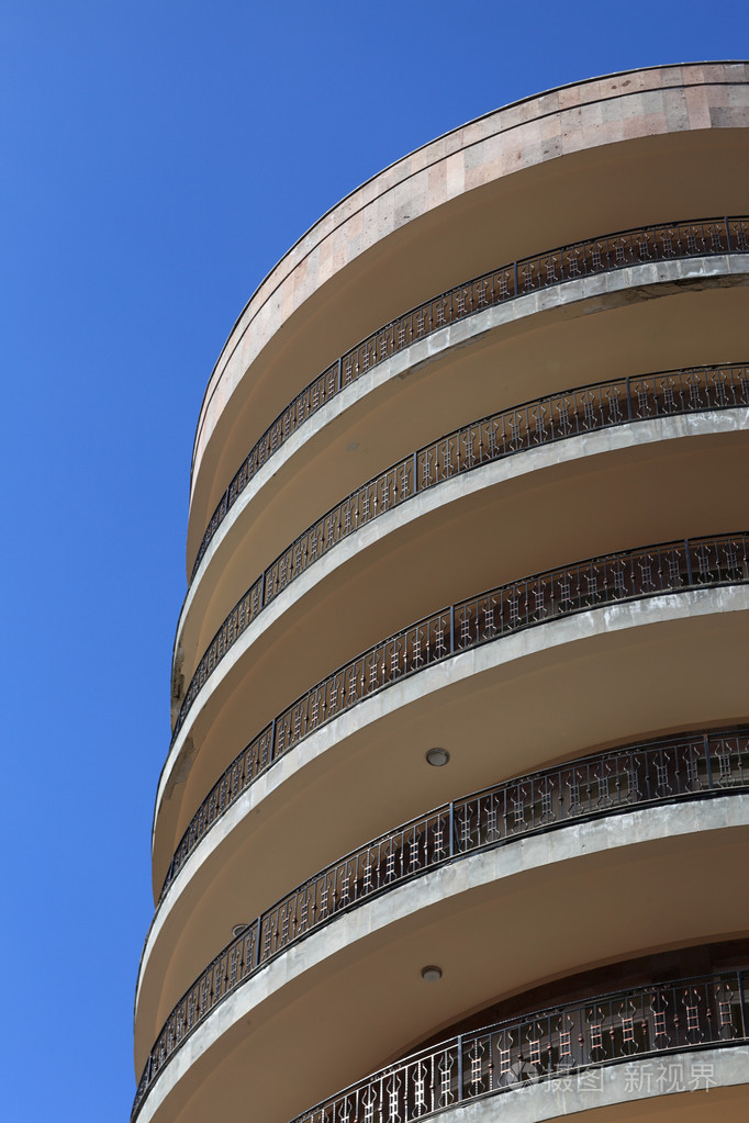 圆形建筑物的一部分