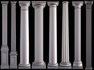 金属柱图片