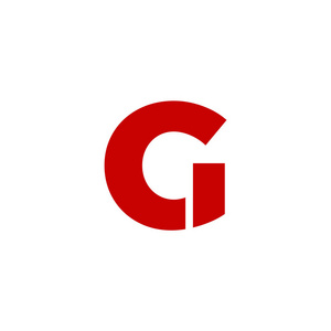 现代矢量徽标字母 g. g 字母设计向量