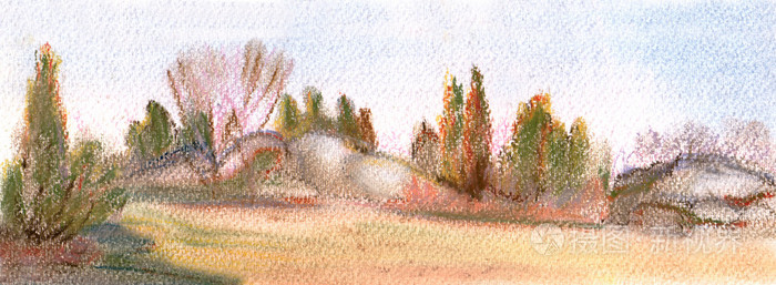 秋景图 萧瑟的秋天高清图片下载-正版图片600256110-摄图网