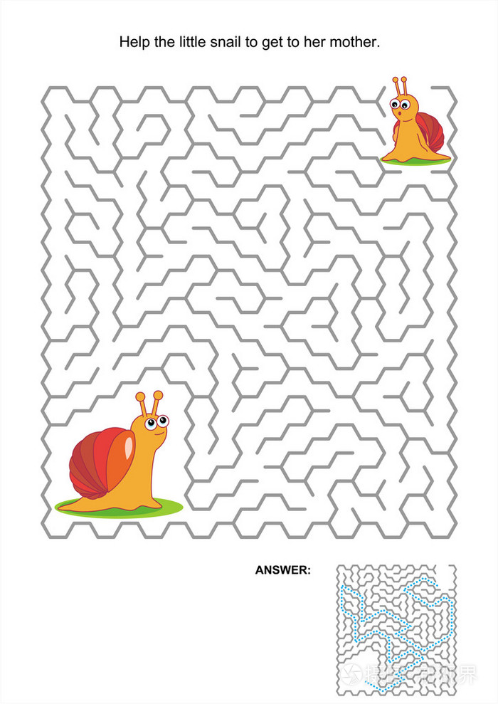 迷宫游戏的孩子们与蜗牛