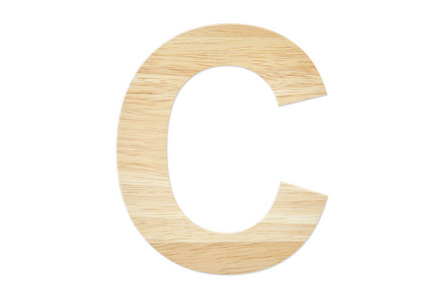 木板的字母 c