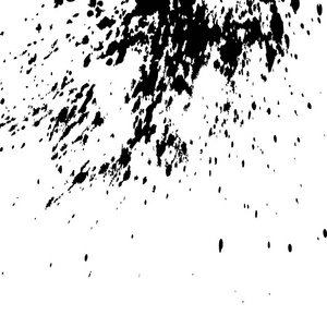 黑墨油漆爆炸飞溅艺术封面设计草图