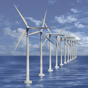 海上风力发电机图片