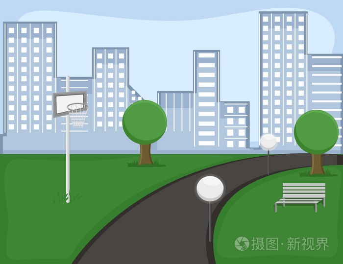 花园 卡通背景矢量插画 正版商用图片062lyj 摄图新视界 花园 卡通背景矢量插画 正版商用图片062lyj 摄图新视界