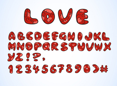 爱涂鸦字母