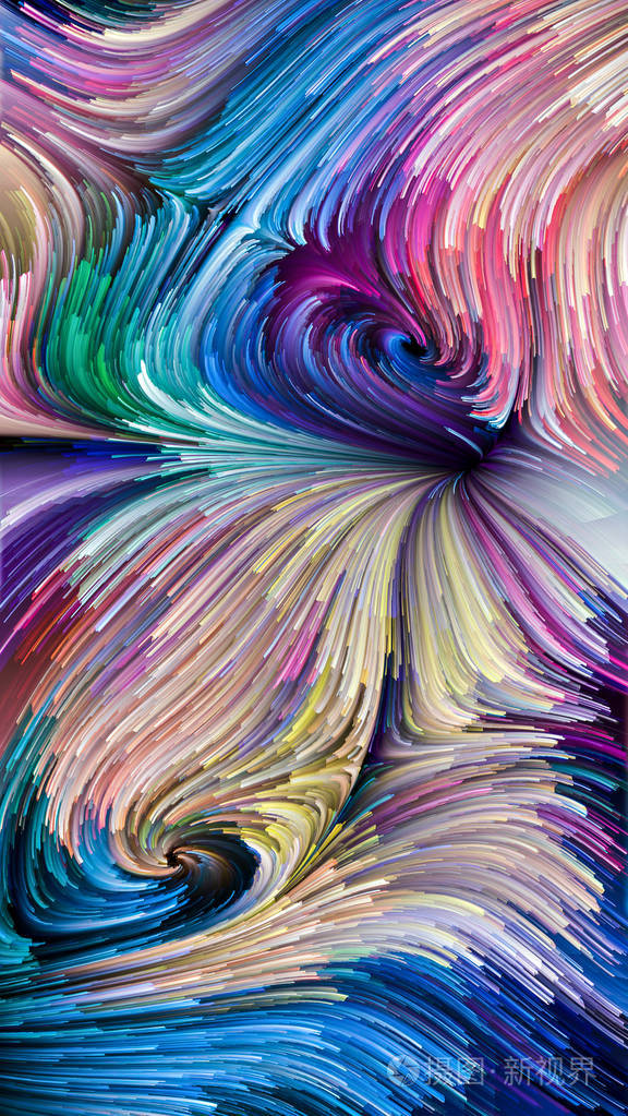 运动系列中的颜色.