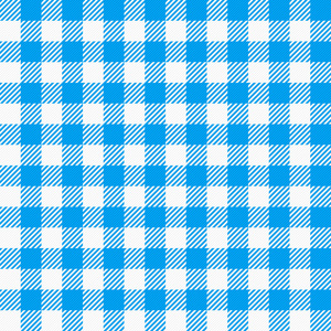 广场桌布蓝白色格子桌布照片