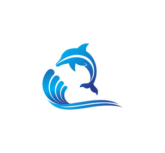 海豚标志图片