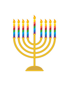 光明节烛台, 烛台犹太节日的光明节