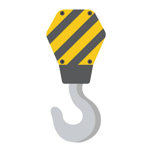 起重机吊钩平面图标, 建造和修理照片