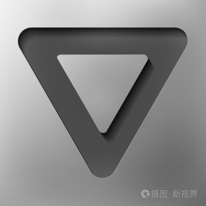 三角形标志矢量风格