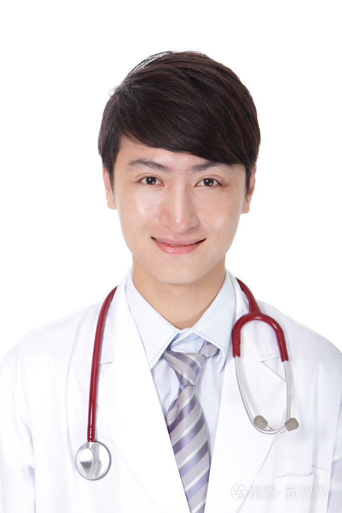 构成的一名医生的肖像