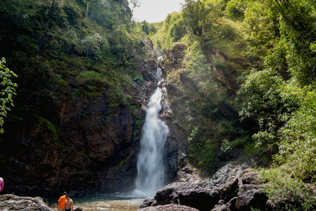 瀑布自然景观, 北碧府, 泰国