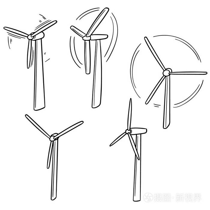 向量集的风力发电机组