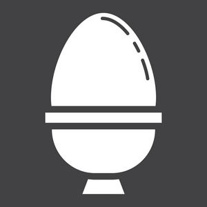 在摆设标志符号图标 食品和饮料的煮的鸡蛋