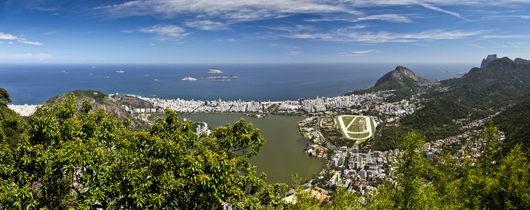 全景从巴西里约热内卢